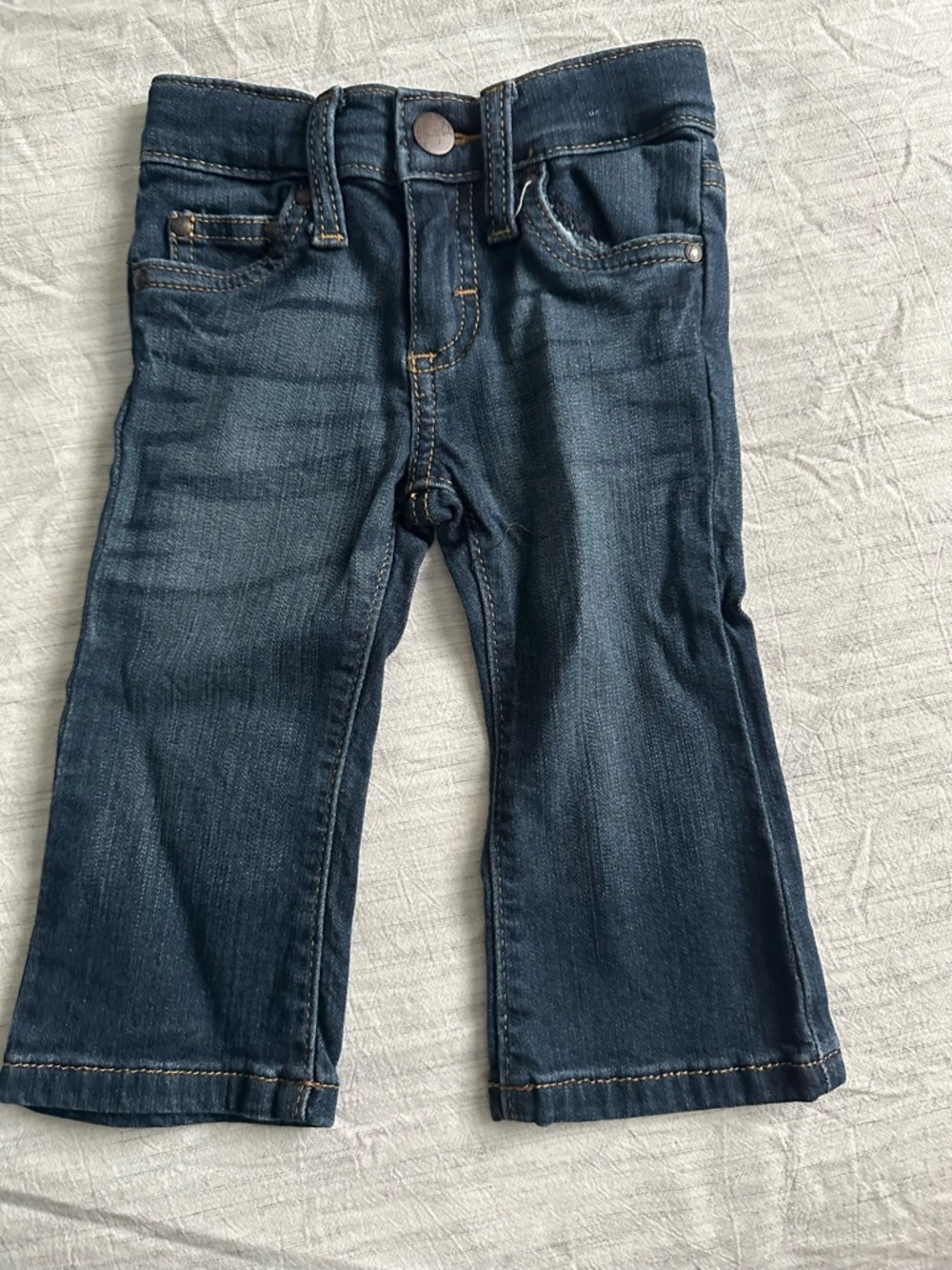 Wrangler Kids Dark Blue Denim Jeans - Straight Leg